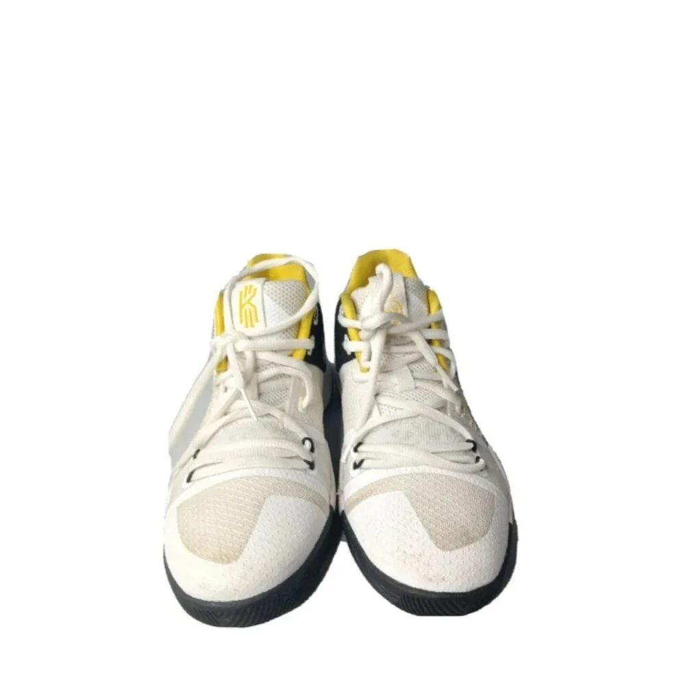 Nike Kyrie 3 N7 Shoes Boys Size 4Y Grade School White,  Maize